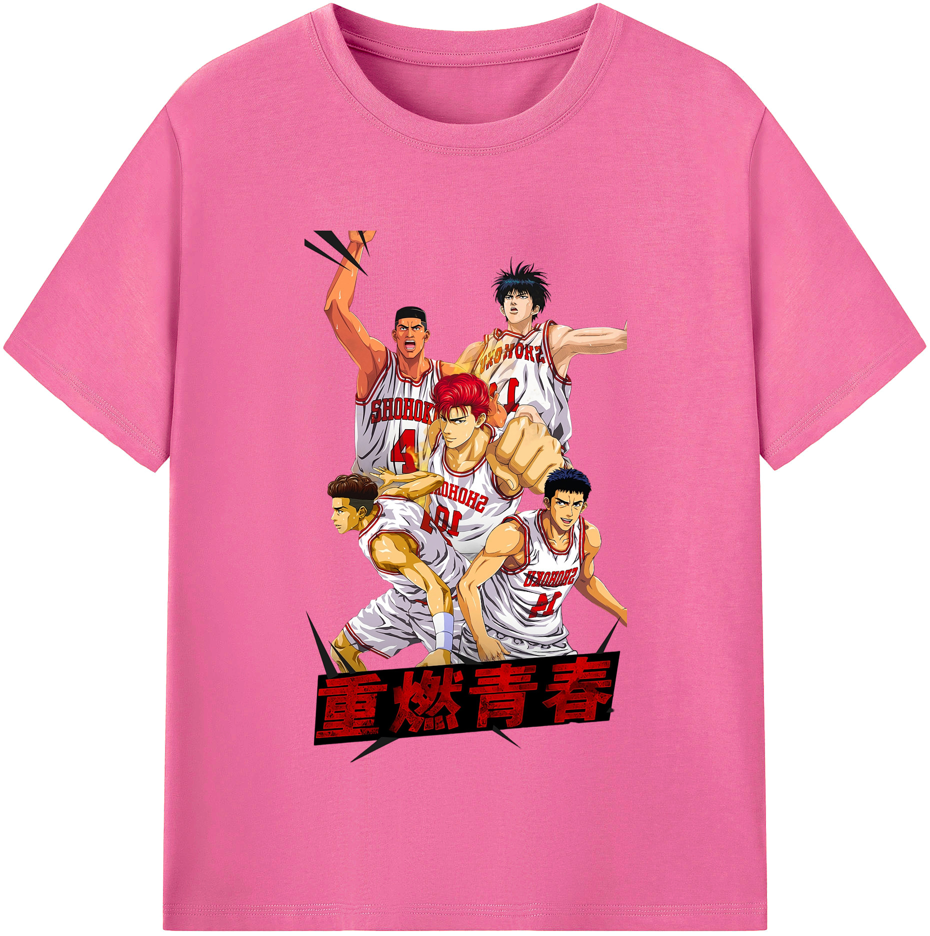 （画像用） SLAM DUNK／スラムダンク レディースカジュアルプリントTシャツ（綿100％）